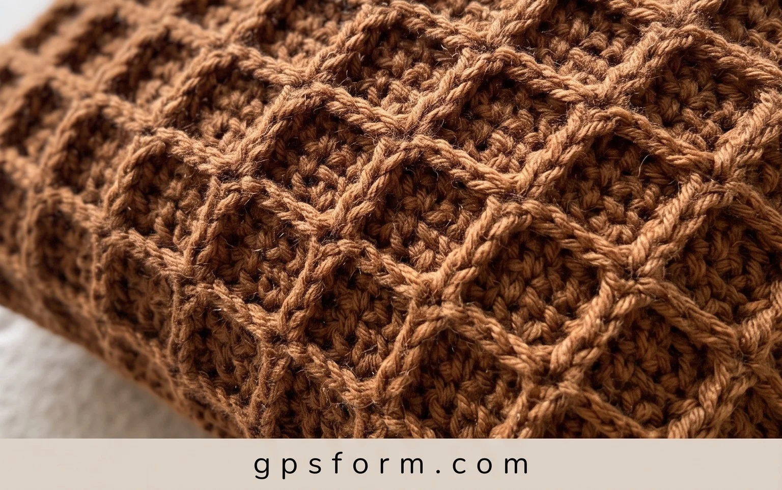Waffle Pillow Crochet Pattern - Beautiful Dawn Designs